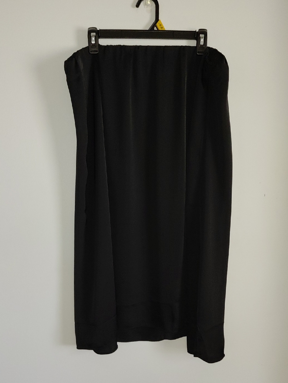 NWT J. Jill Black Midi Slip Skirt XL